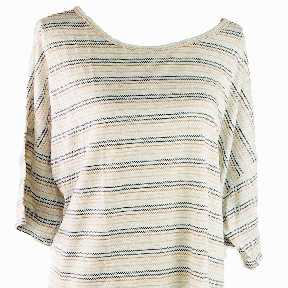 Lularoe Irma Elegant Gray Chevron Size 3XL Plus